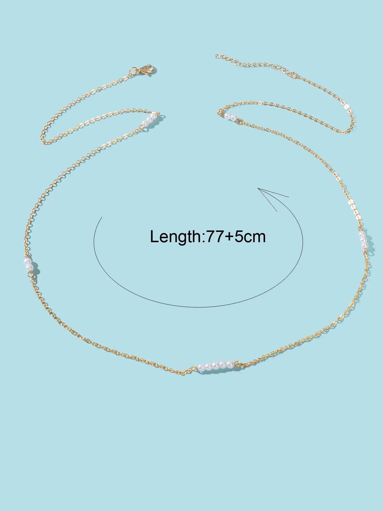 Women Waist Chain Beach Bikini Belly Jewellery Gold Sexy Pearl Beads Body Chains Feelontop Jewellery