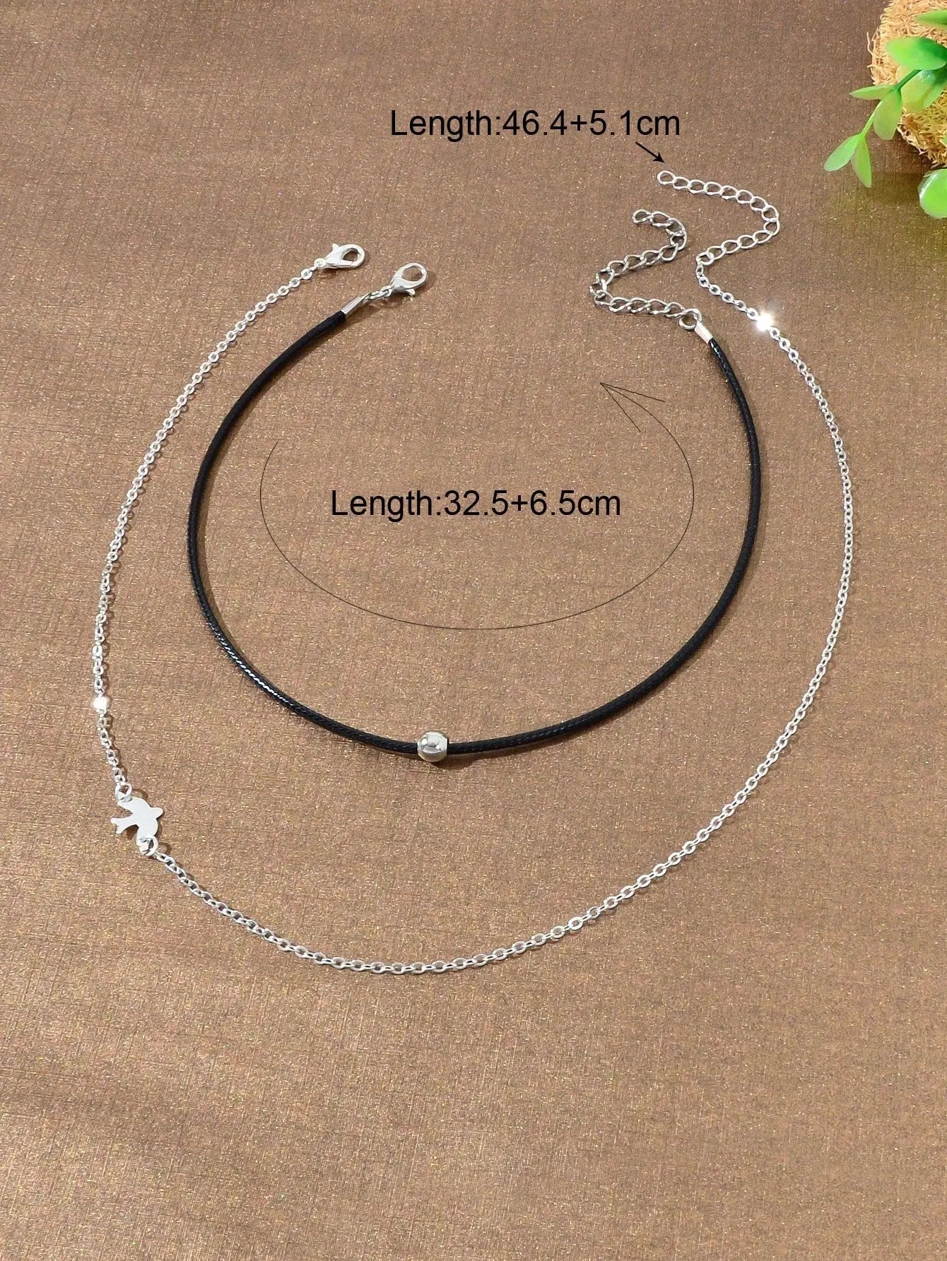Double Delight Set of Two Minimalist Necklaces Chic and Versatile Jewellery Feelontop Jewellery