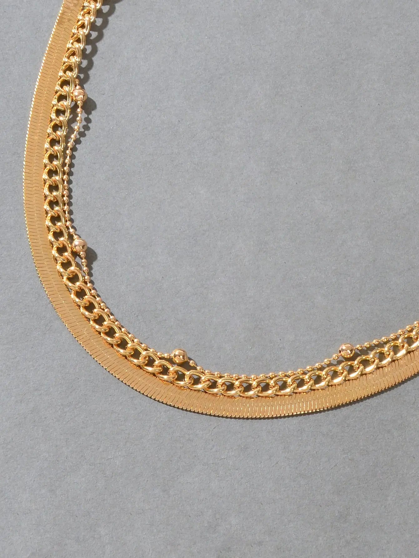 Gold Silver Multi-layer Chain Adjustable Bracelet Women Multiple Style Jewellery Feelontop Jewellery