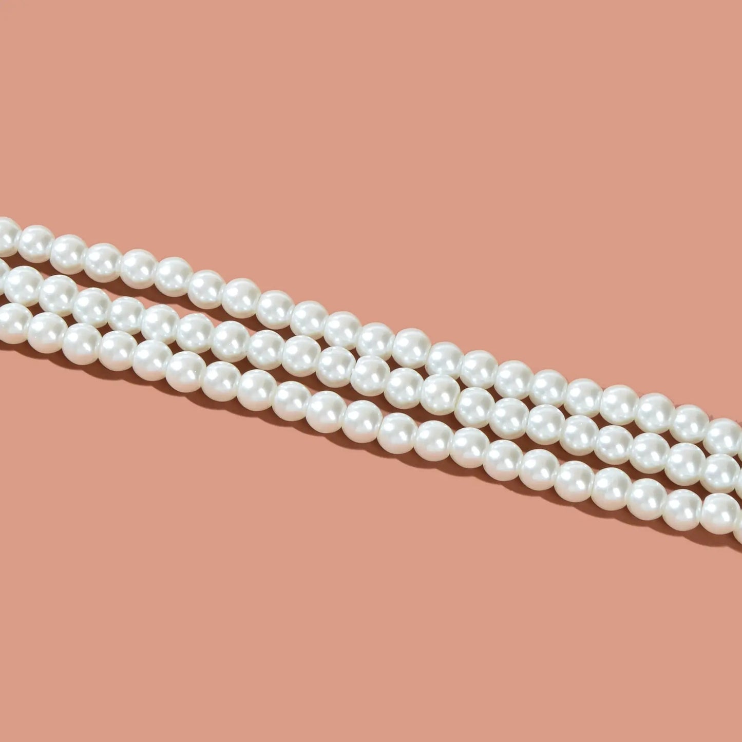 Elegant Wedding Jewellery Imitation Pearl Layered Beads Collar Necklace Feelontop Jewellery