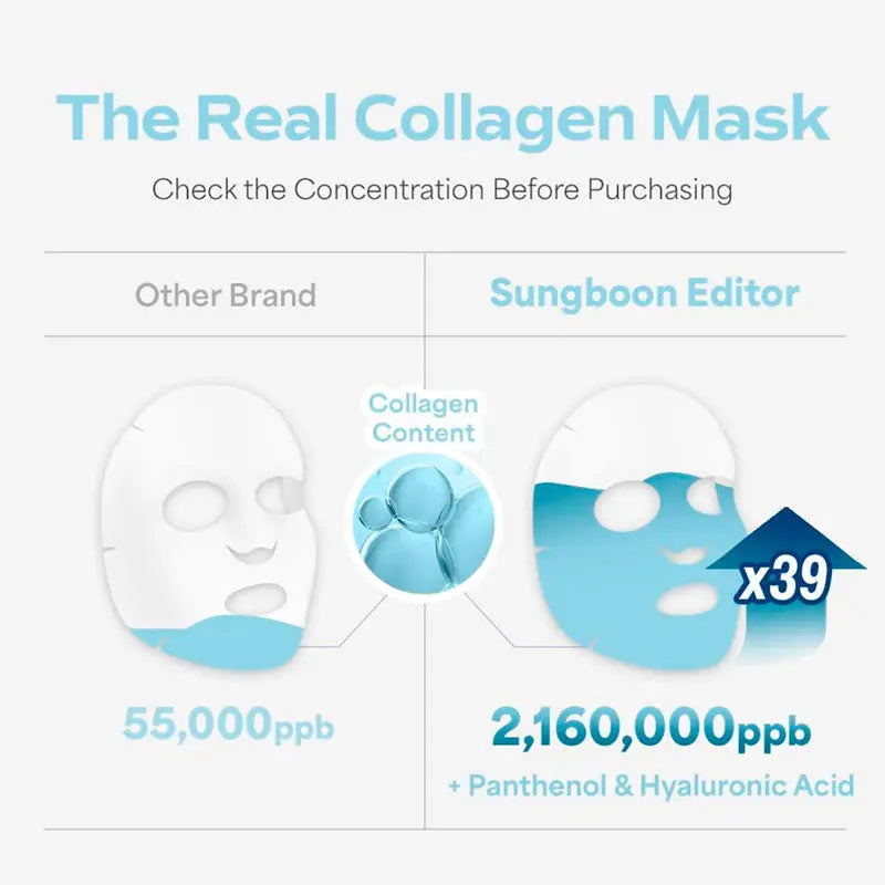 Sungboon Editor Deep Collagen Hyalu-B5 Hydrating Mask 37g-3