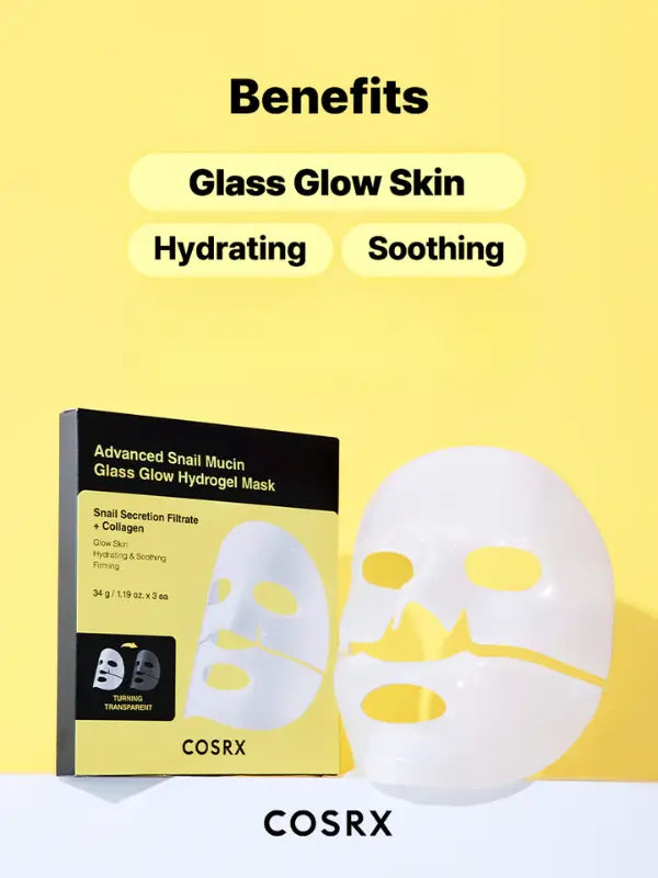 COSRX Advanced Snail Mucin Glass Glow Hydrogel Mask 35g-4