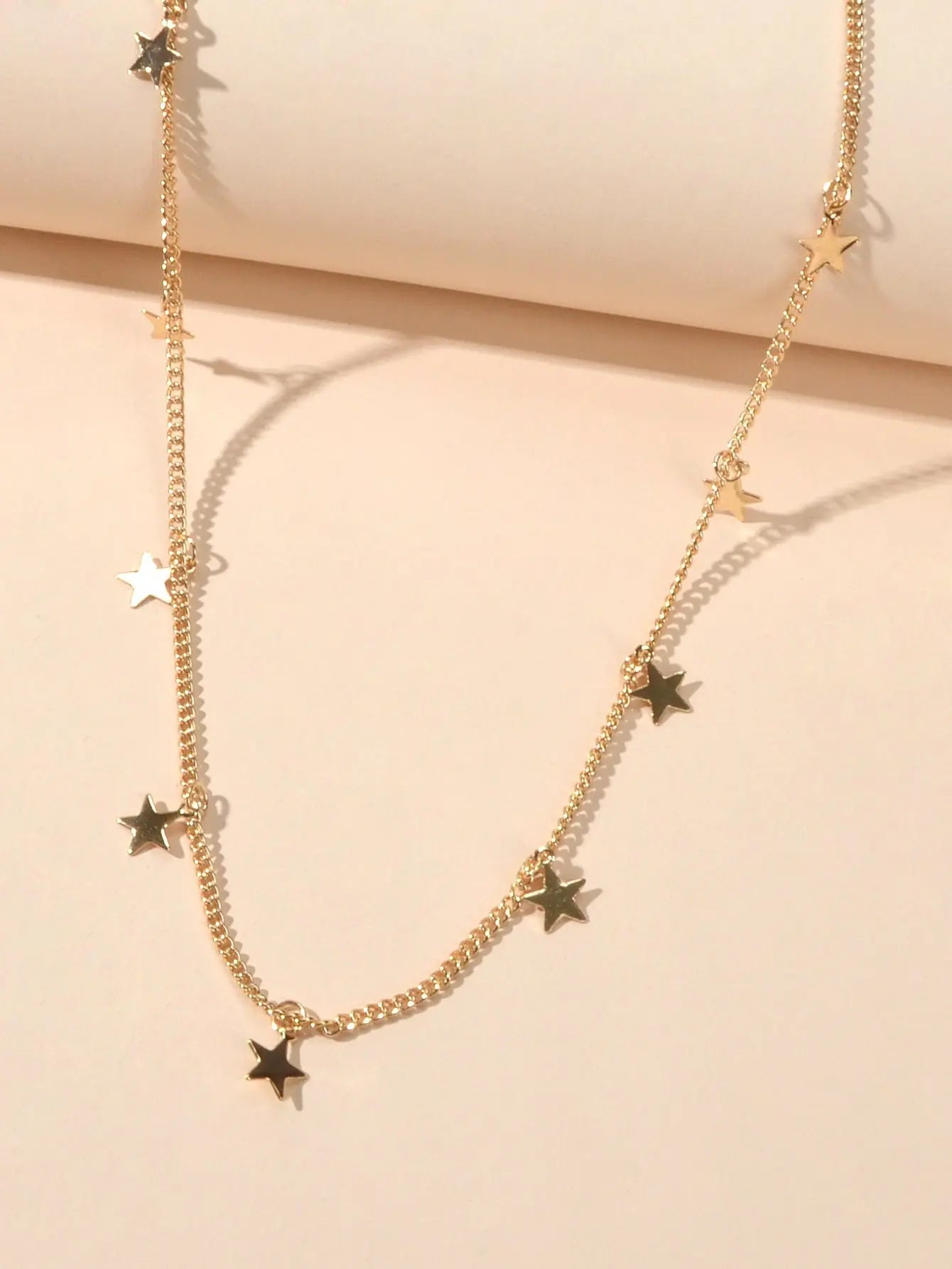 AU Local Boho Five-pointed Charm Choker Simple Casual Collarbone Necklace Collar Feelontop Jewellery