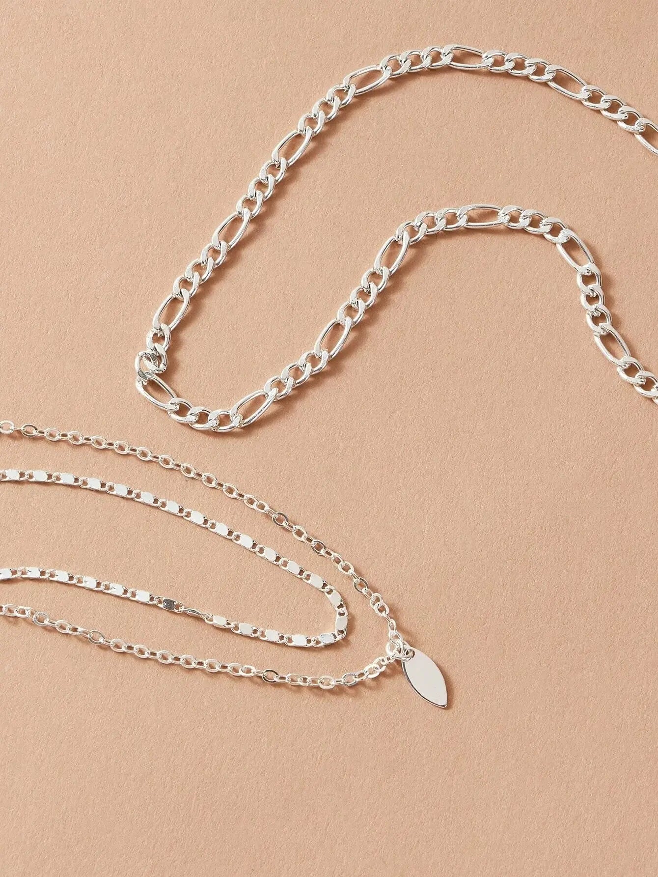 3pcs Boho Multi-Layer Choker Collar Drop Charm Bib Necklace Jewellery Party Gift Feelontop Jewellery