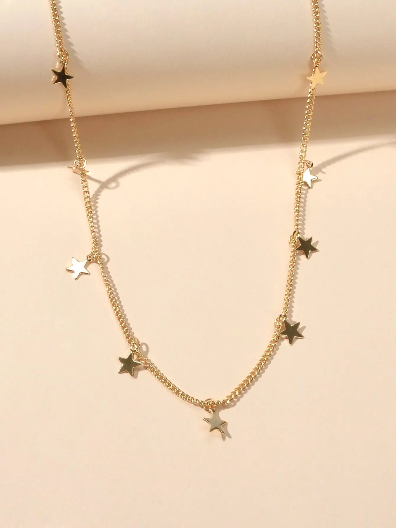 AU Local Boho Five-pointed Charm Choker Simple Casual Collarbone Necklace Collar Feelontop Jewellery