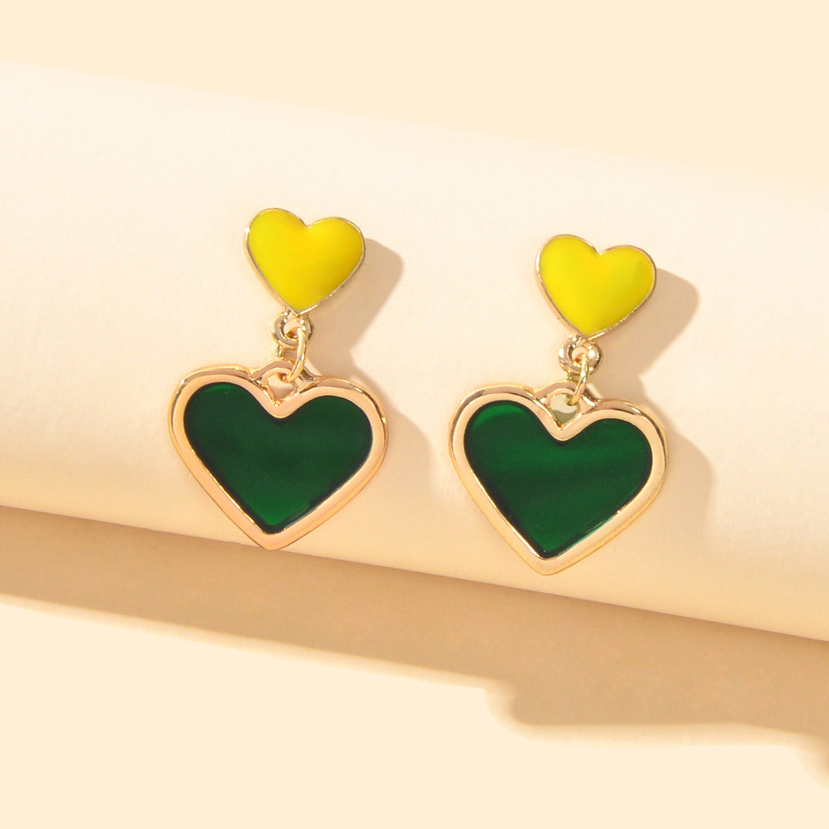 Love Heart Earrings Fancy Dangling Drop Stud Women Girls Jewellery Party Gift Feelontop Jewellery