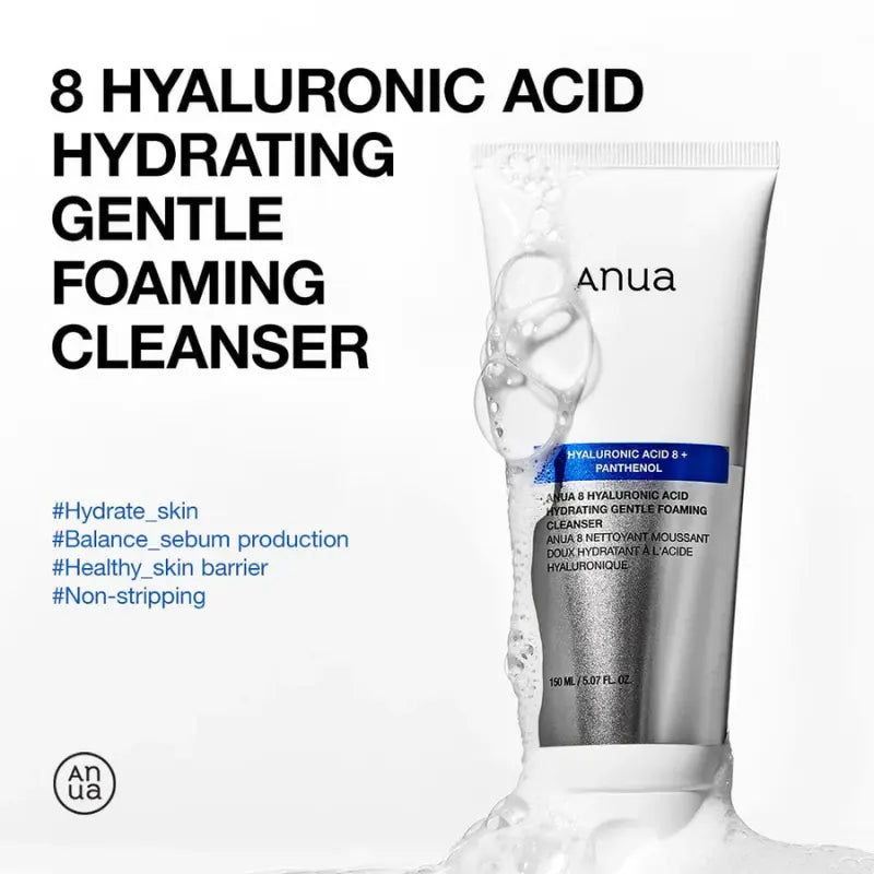 Anua 8 Hyaluronic Acid Hydrating Gentle Foaming Cleanser 150ml-3