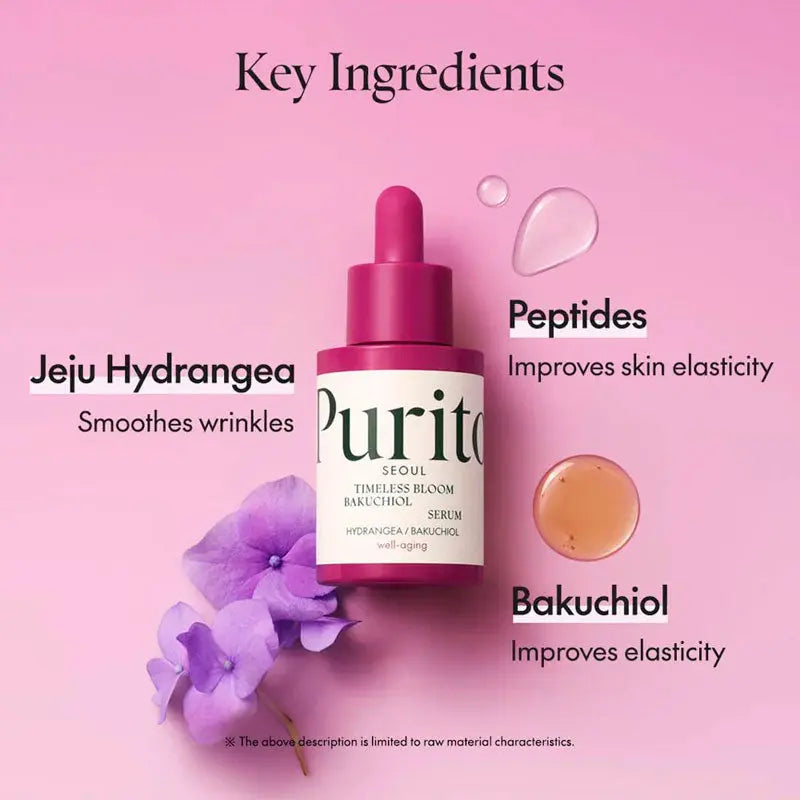 Purito Timeless Bloom Bakuchiol Serum 30ml-3