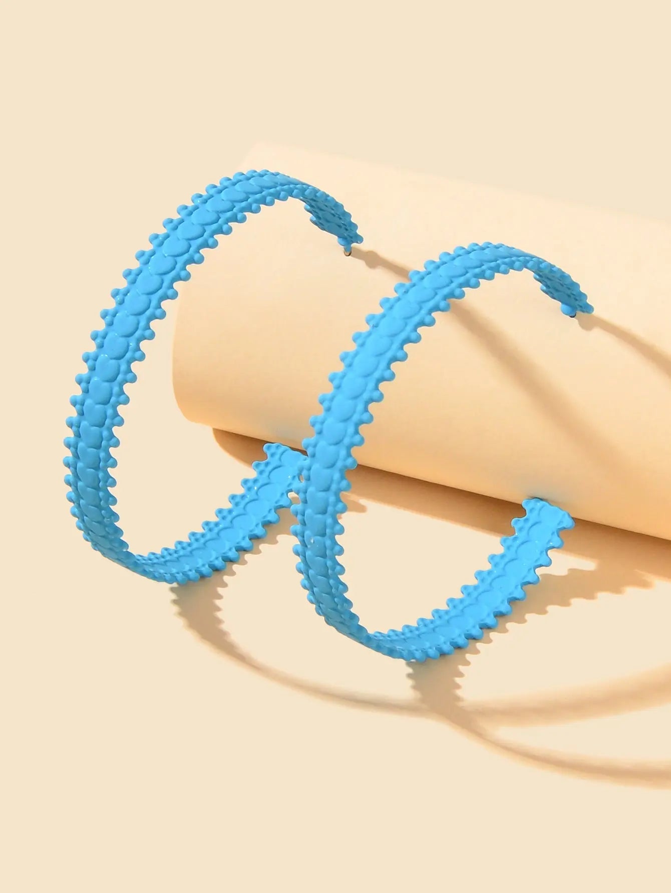 Candy Color Classic Retro 80's Circle Open Hoop Circle Earrings Costume Party Feelontop Jewellery