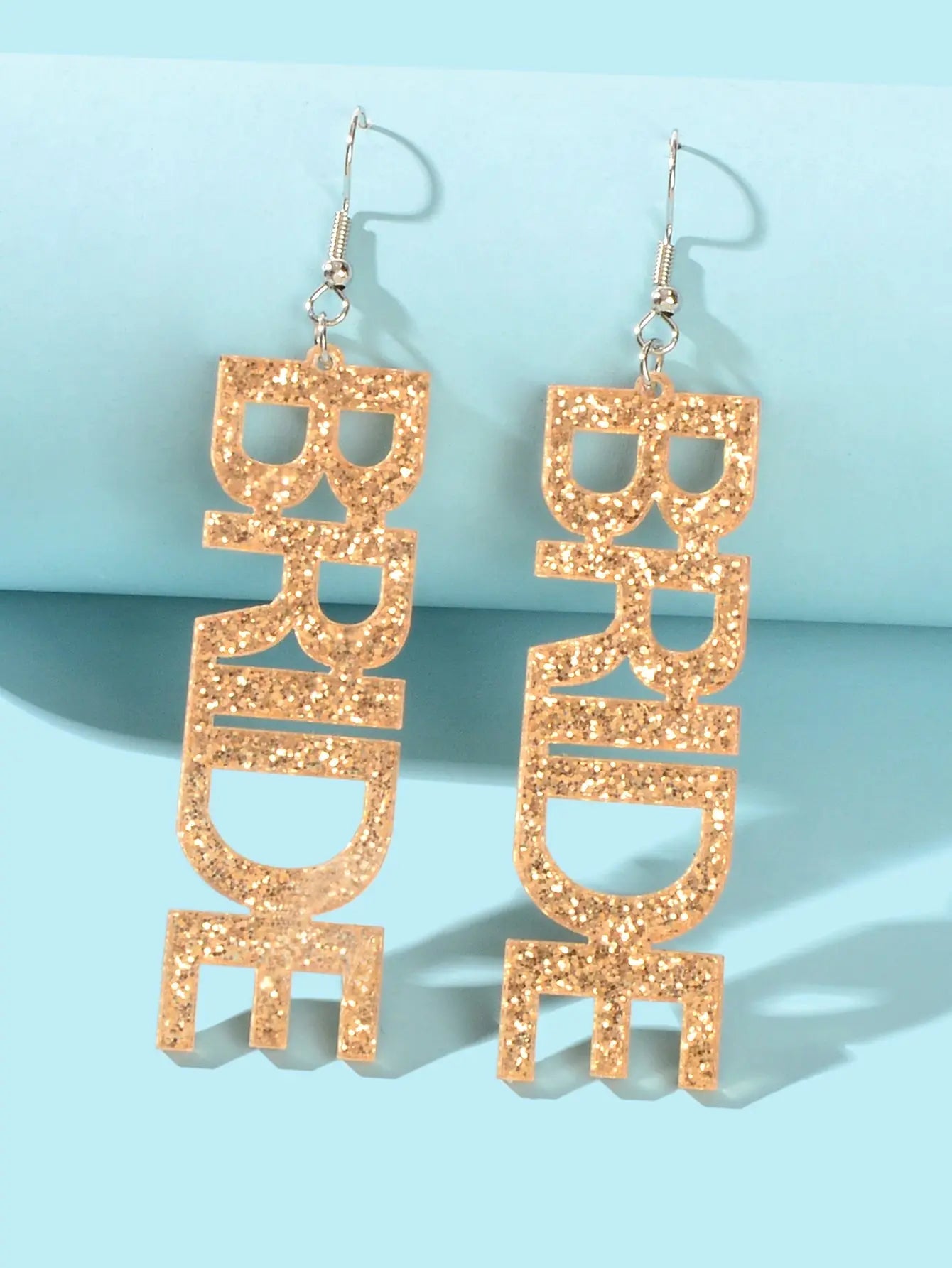 Wedding Bride Dangle Earrings Acrylic Handmade Fun Statement Jewelry Party Gift Feelontop Jewellery