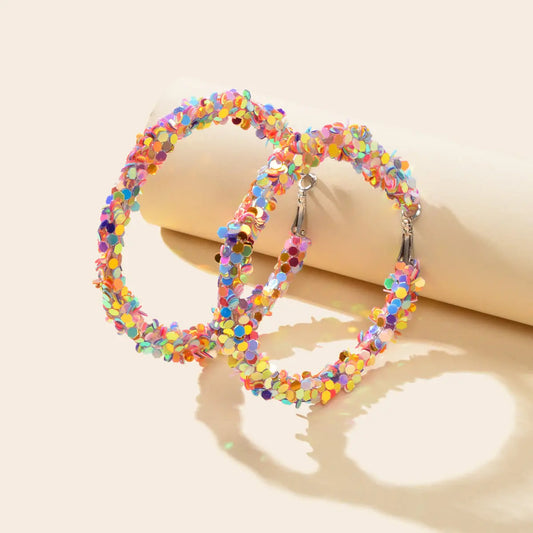 Gorgeous Fun Bohemian Statement Large Colourful Earrings Dangle Xmas Jewellery Feelontop Jewellery