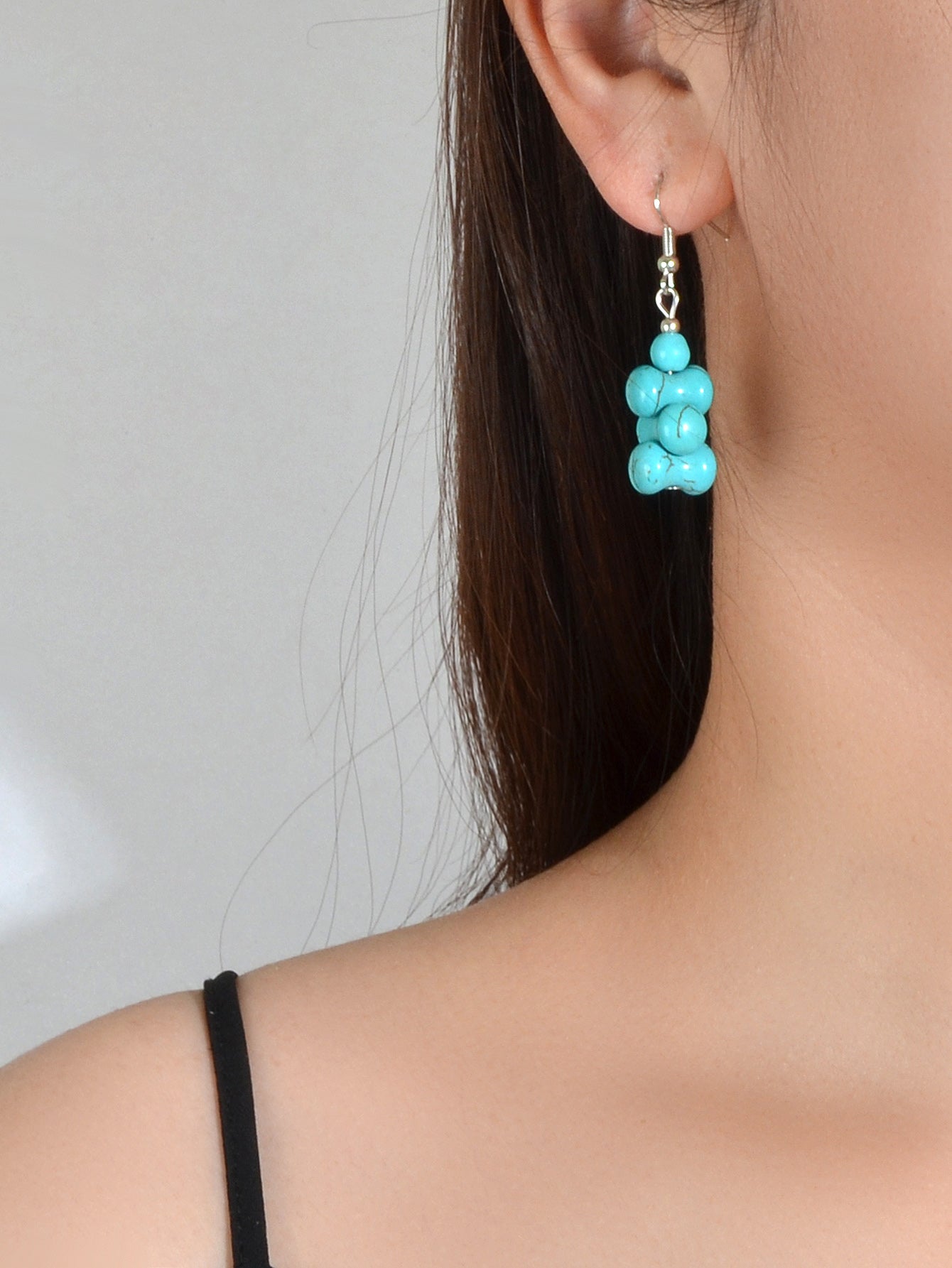 Ethnic American Jewellery Turquoise Geometric Dangle Bohemian Female Earrings Feelontop Jewellery