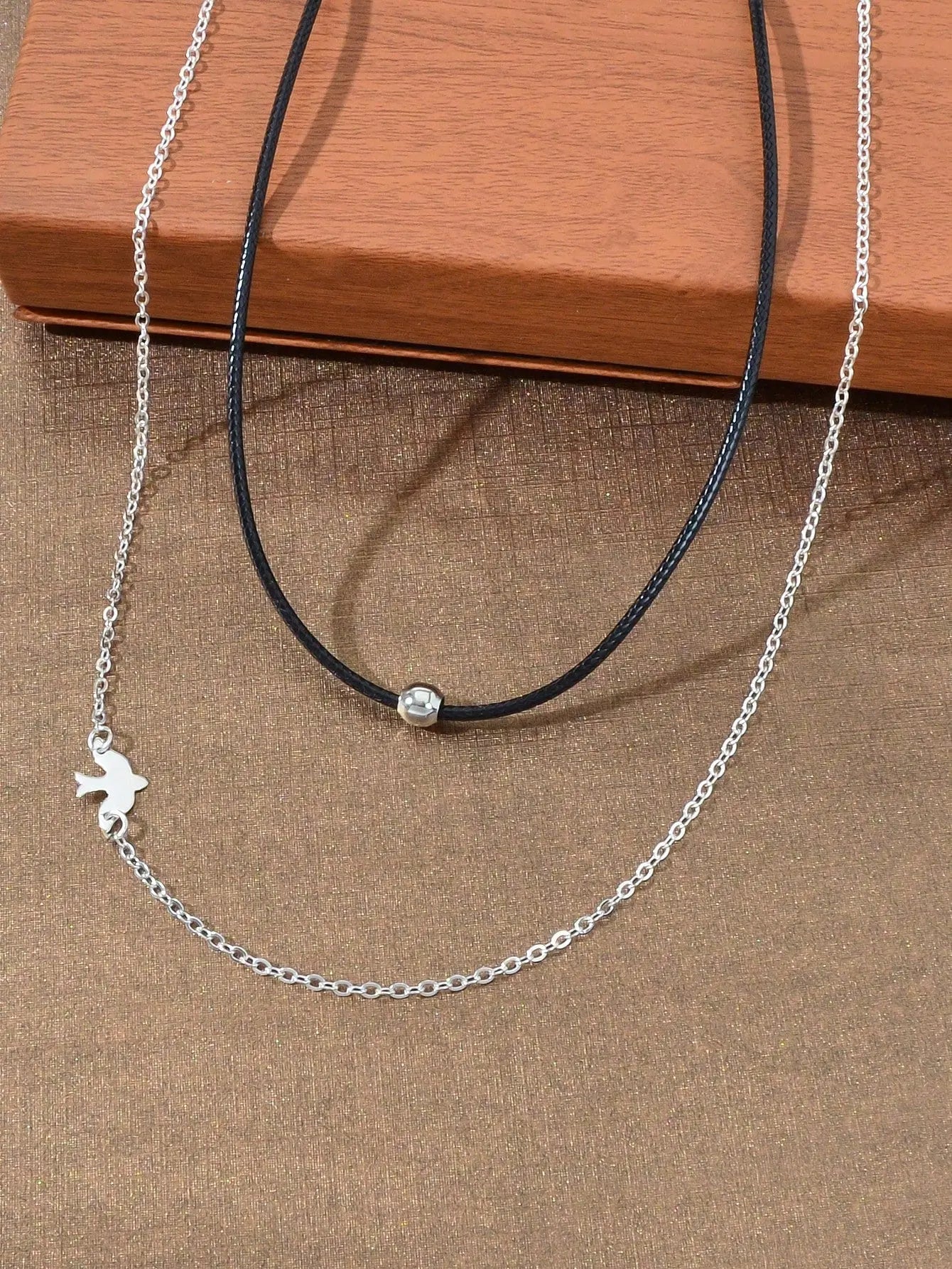 Double Delight Set of Two Minimalist Necklaces Chic and Versatile Jewellery Feelontop Jewellery