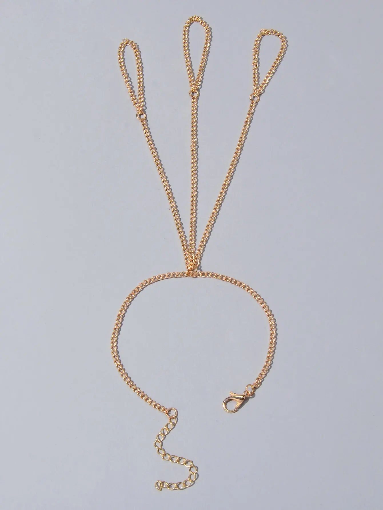 Body Jewellery Gold Chain with Finger Unique Boho Chic Slave Bracelets for Women Feelontop Jewellery