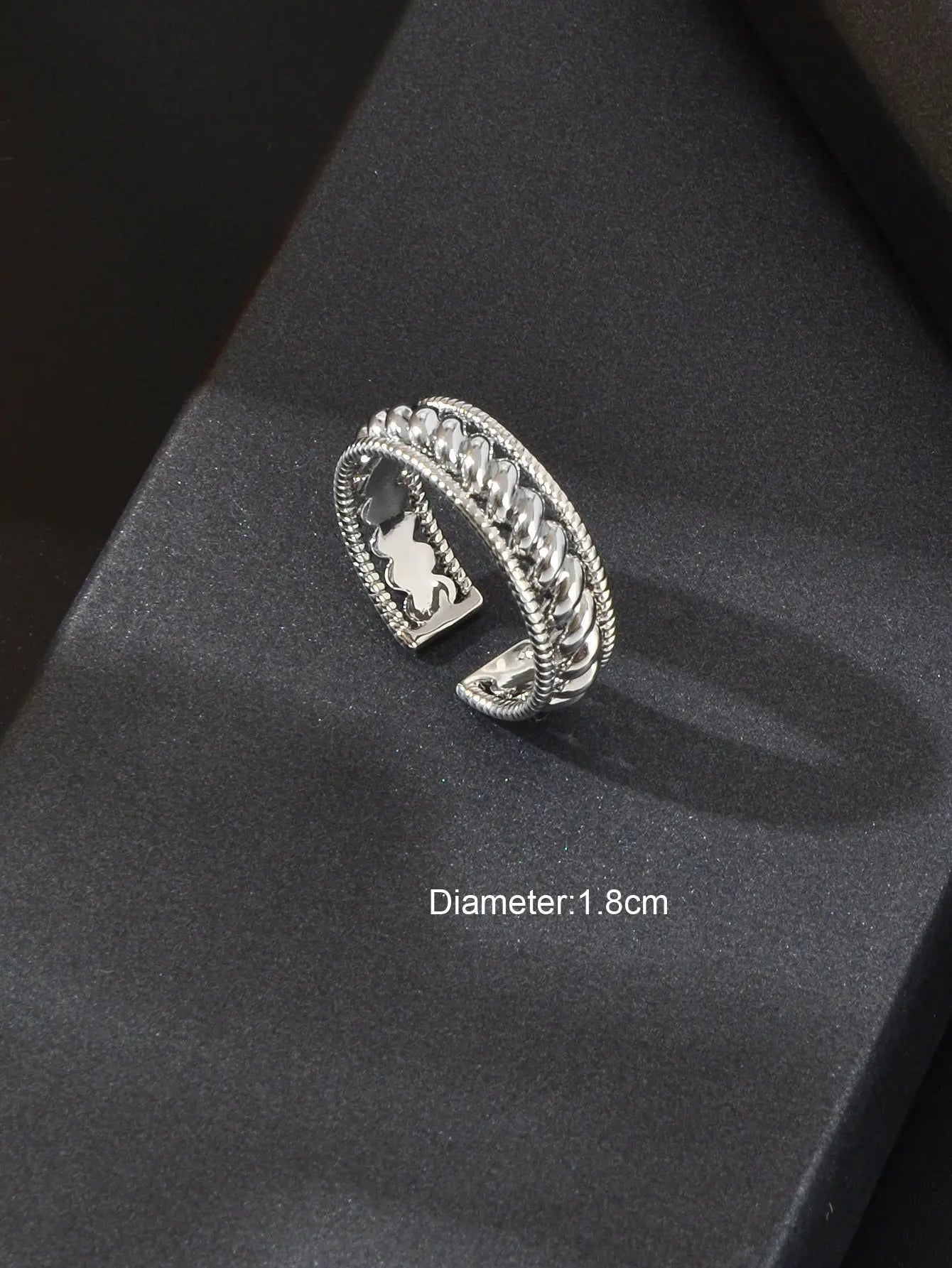 Bold Statement: Unique Adjustable Wide Band Ring - Express Your Style Feelontop Jewellery