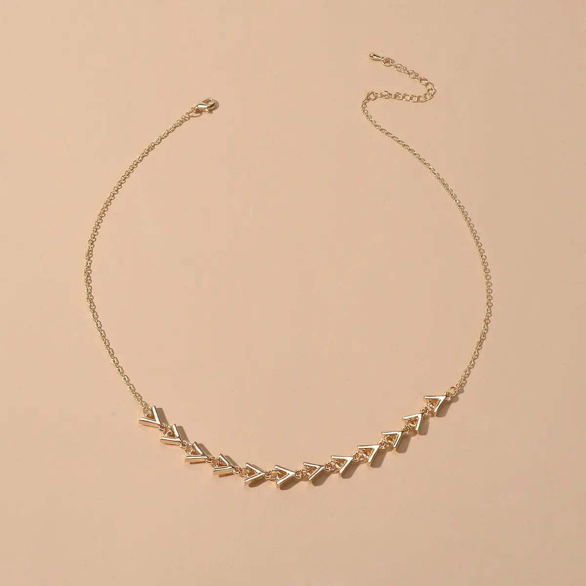 Designer Stylish Jewellery Gold Chain Arrow Charm Necklace Trendy Accessories Feelontop Jewellery