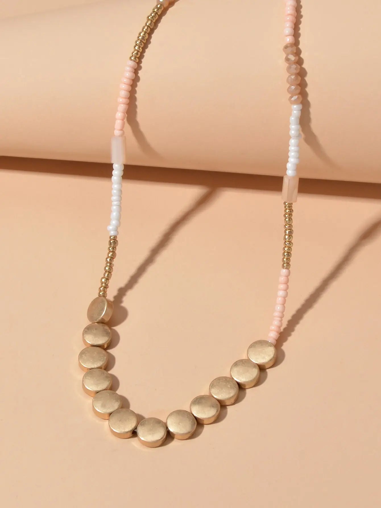 Bohemian Jewellery Ethnic Handmade Multi-colored Beads Charm Long Chain Necklace Feelontop Jewellery