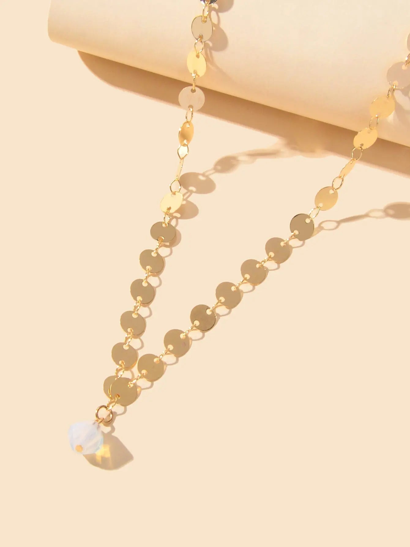 Personality Jewelry Disc Chain Beads Charm Necklace Wholesale Price Accessories Feelontop Jewellery