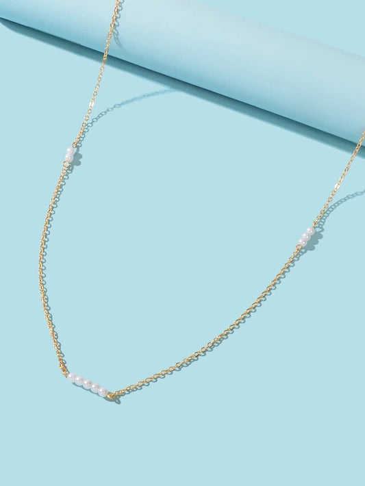 Women Waist Chain Beach Bikini Belly Jewellery Gold Sexy Pearl Beads Body Chains Feelontop Jewellery