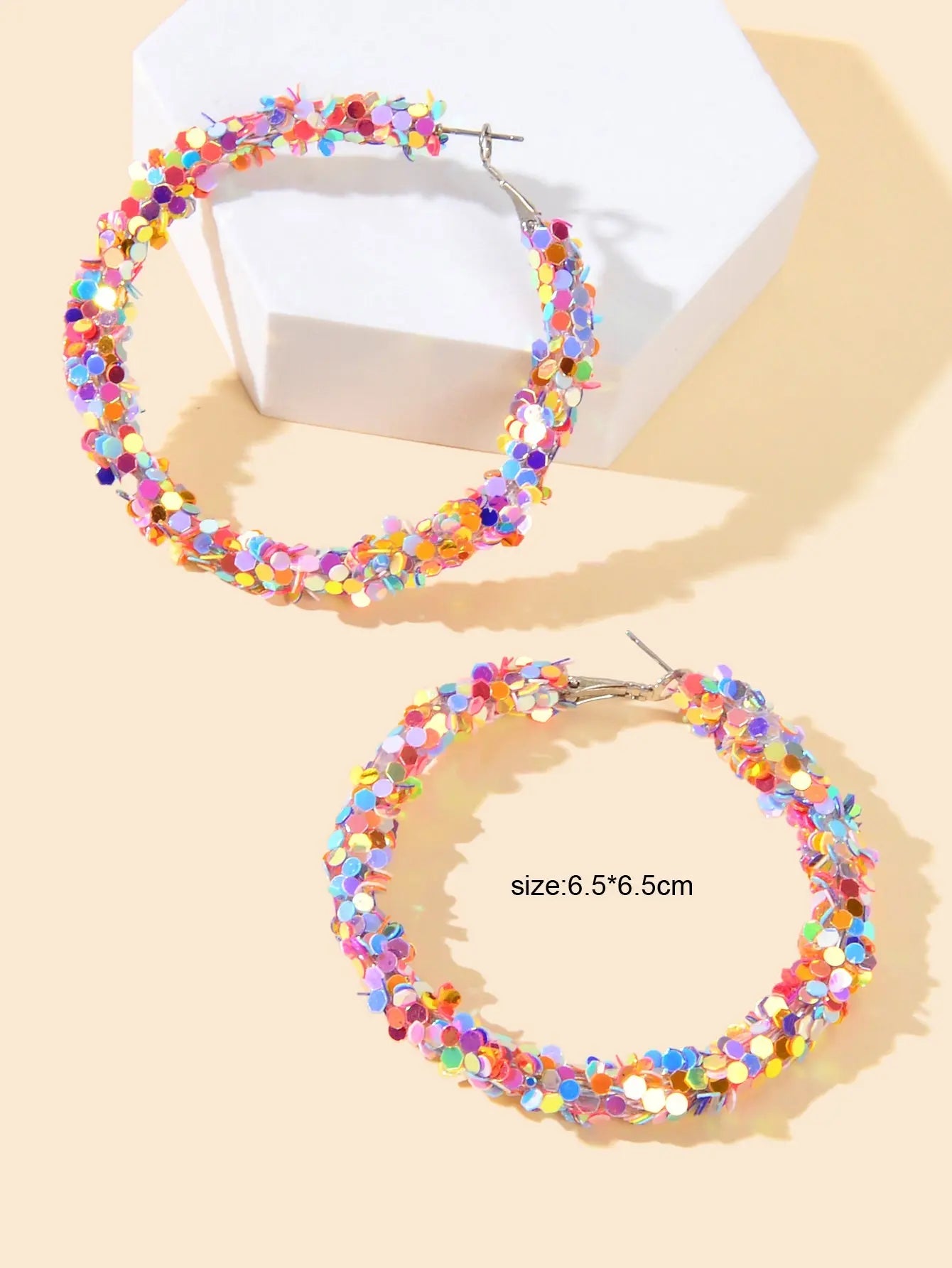 Gorgeous Fun Bohemian Statement Large Colourful Earrings Dangle Xmas Jewellery Feelontop Jewellery