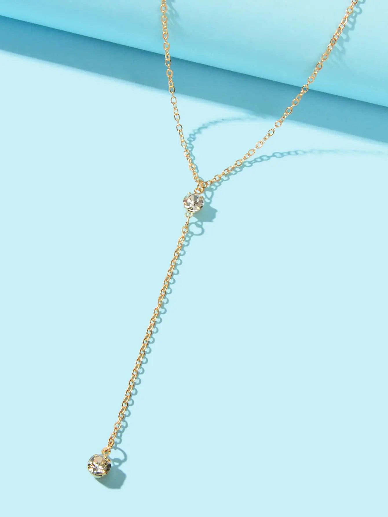 Gold Long Tassel Chain Necklace Elegant Statement Piece Jewelry for Any Occasion Feelontop Jewellery