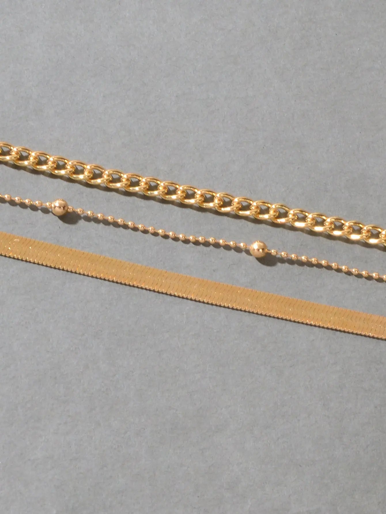 Gold Silver Multi-layer Chain Adjustable Bracelet Women Multiple Style Jewellery Feelontop Jewellery