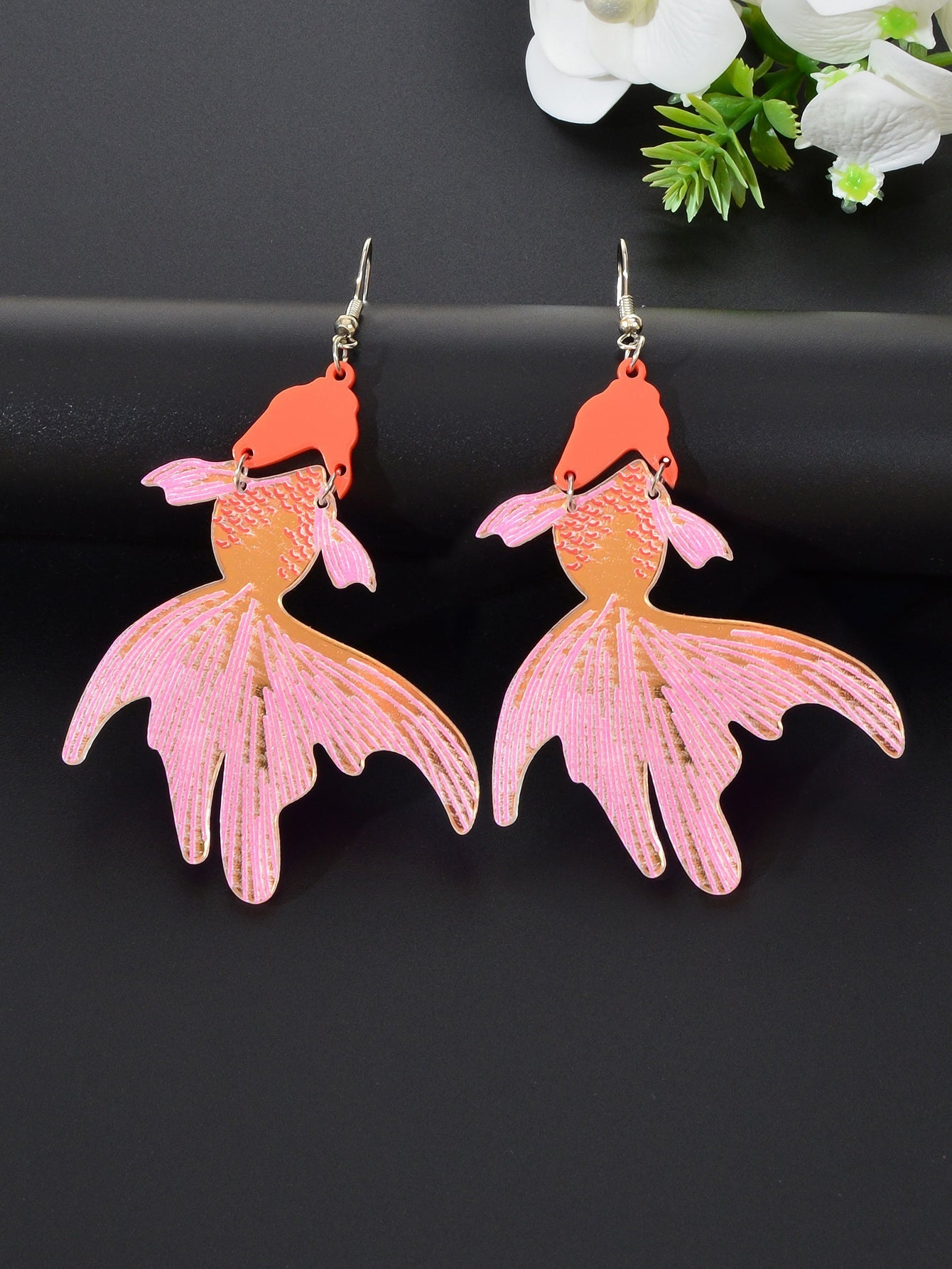 Vibrant Animal Pendant Earrings - Colorful Statement Jewelry for Nature Lovers Feelontop Jewellery
