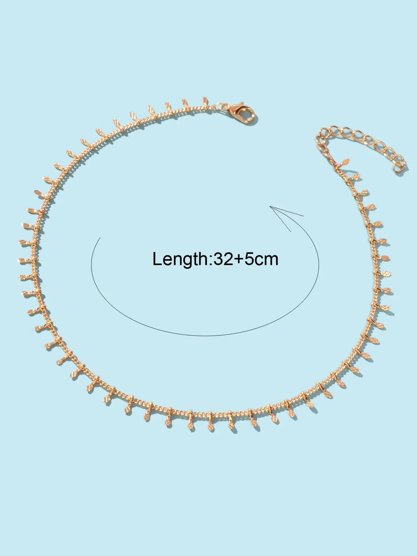 Classic Dainty Thin Charm Choker Gold Short Chain Necklaces Minimalist Jewellery Feelontop Jewellery