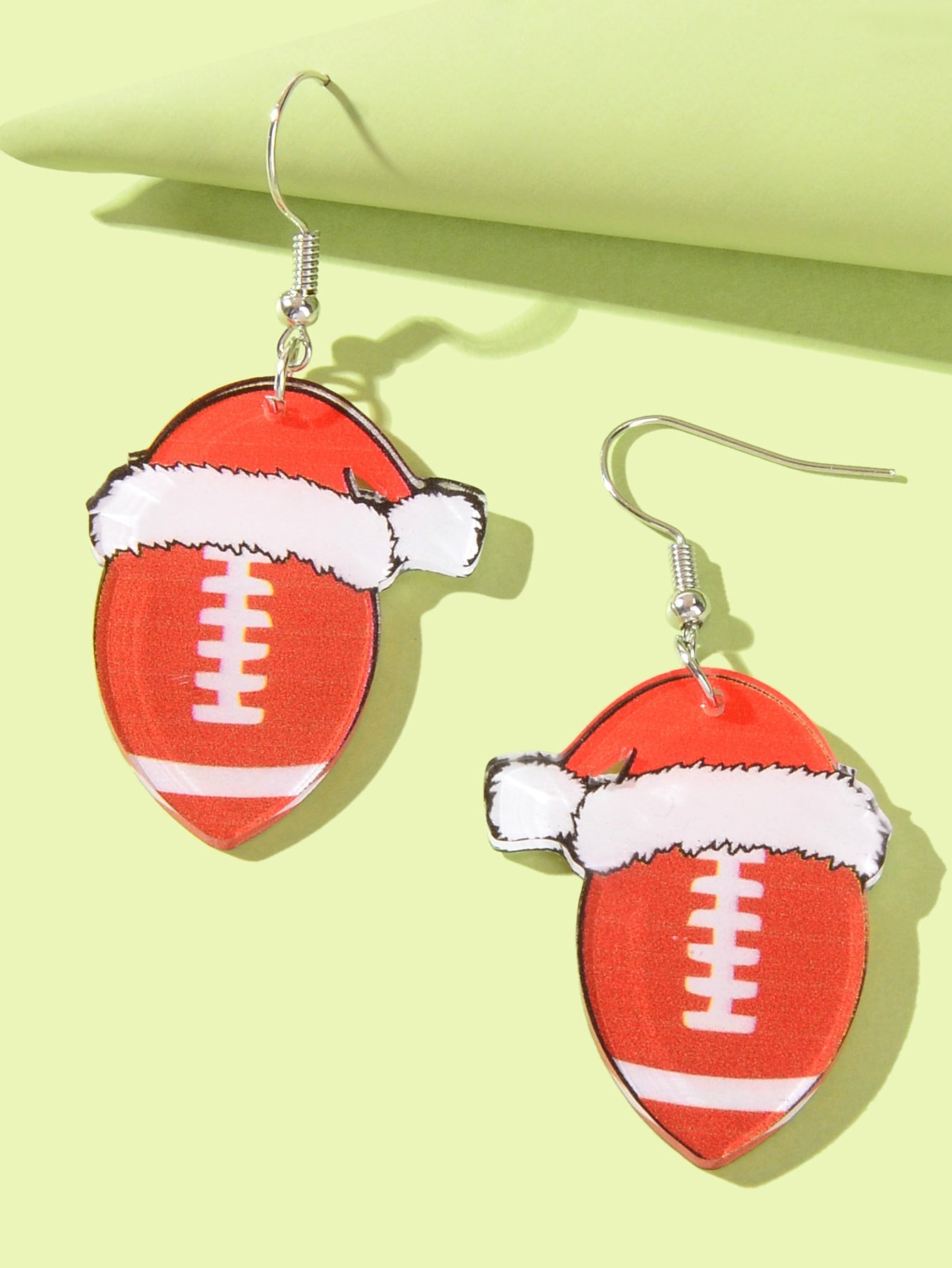 Christmas Gift Aussie Rules Footy Charm Earrings Australian Football Jewelry AFL Feelontop Jewellery