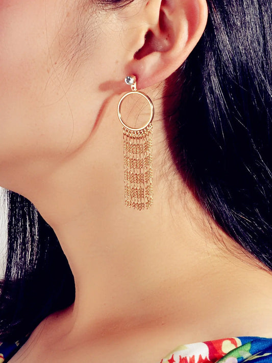 9 pairs Bowknot Rhinestone Pearl Stud Flower Tassel Chain Dangle Earrings Gift Feelontop Jewellery