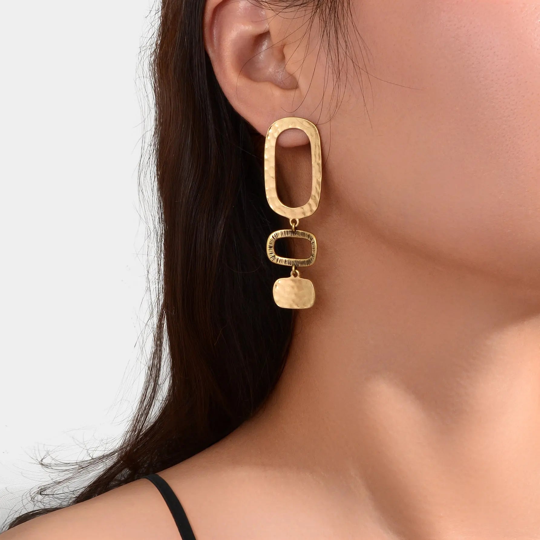 1 pair Basics Square Geometric Pendant Dangle Earrings Daily Officework Business Jewelry Accessories Feelontop Jewellery