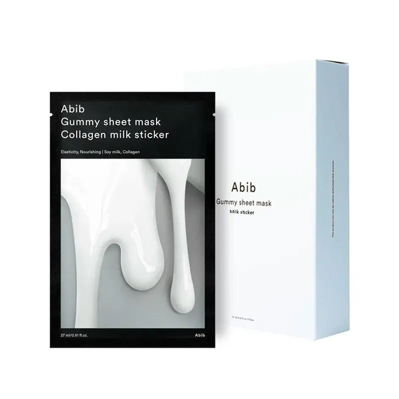 Abib Gummy Sheet Mask #Collagen Milk Sticker 27ml-1