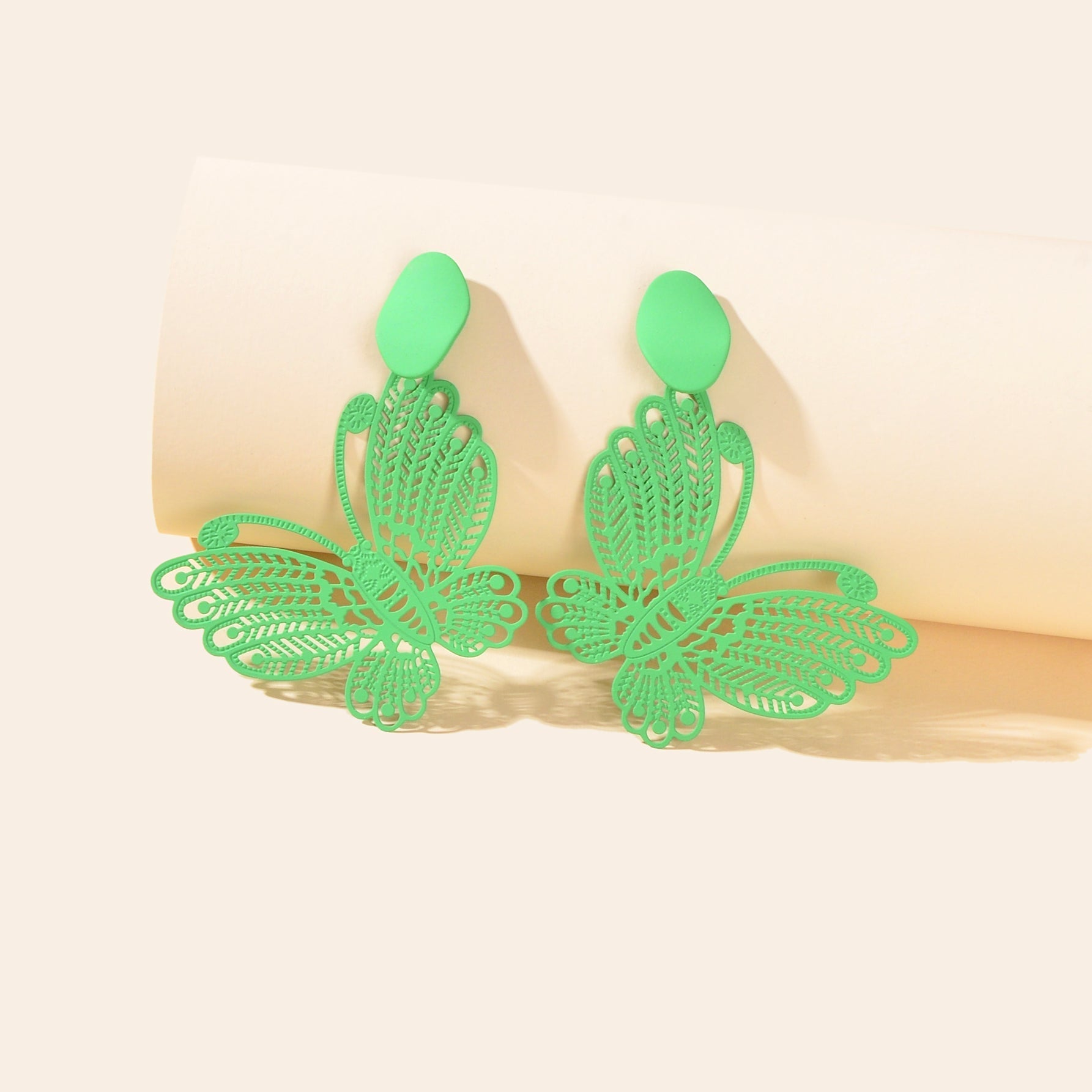 Hollow Butterfly Stud Earrings Insect Charm Jewellery For Women Girls Pary Gift Feelontop Jewellery