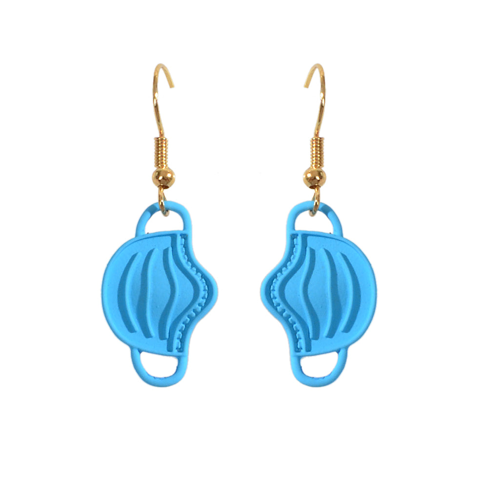 Novelty Face Mask Shape Drop Dangle Earrings Lovely Creative Funny Jewelry Gift Feelontop Jewellery