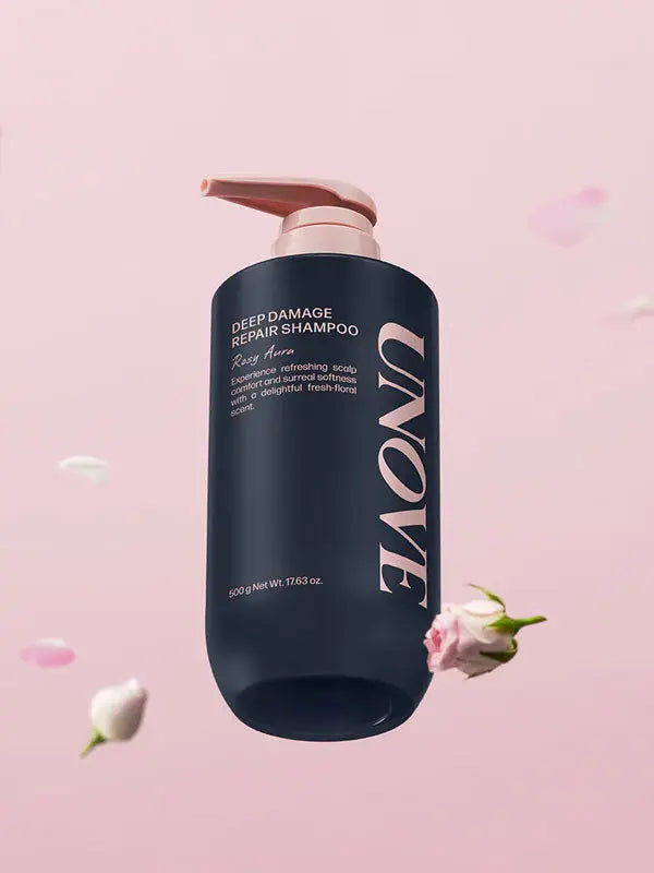 Unove Deep Damage Repair Shampoo 500ml - Rosy Aura-0