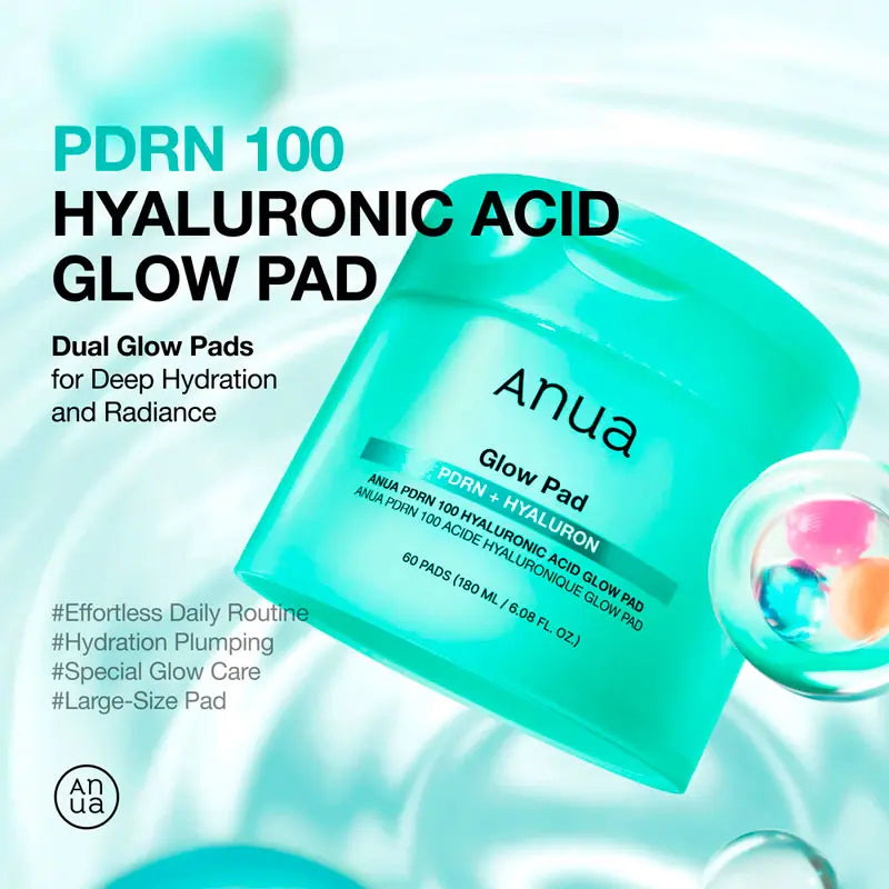 Anua PDRN Hyaluronic Glow Pad 180ml / 60pads-2