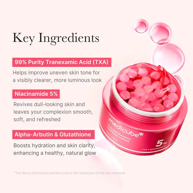 medicube TXA Niacinamide Capsule Cream 55g-2