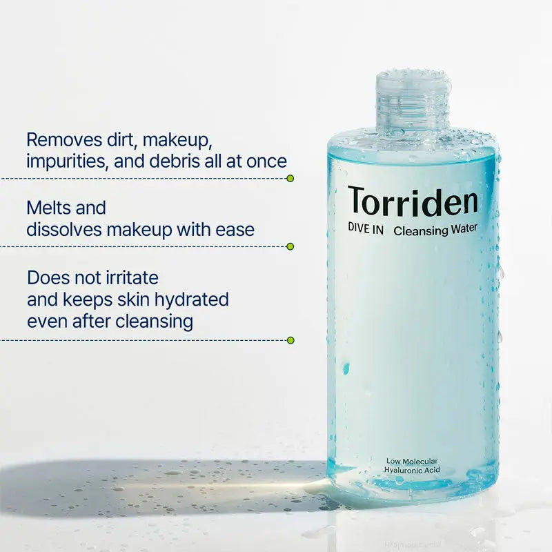 Torriden Dive-In Low Molecular Hyaluronic Acid Cleansing Water 400ml-2